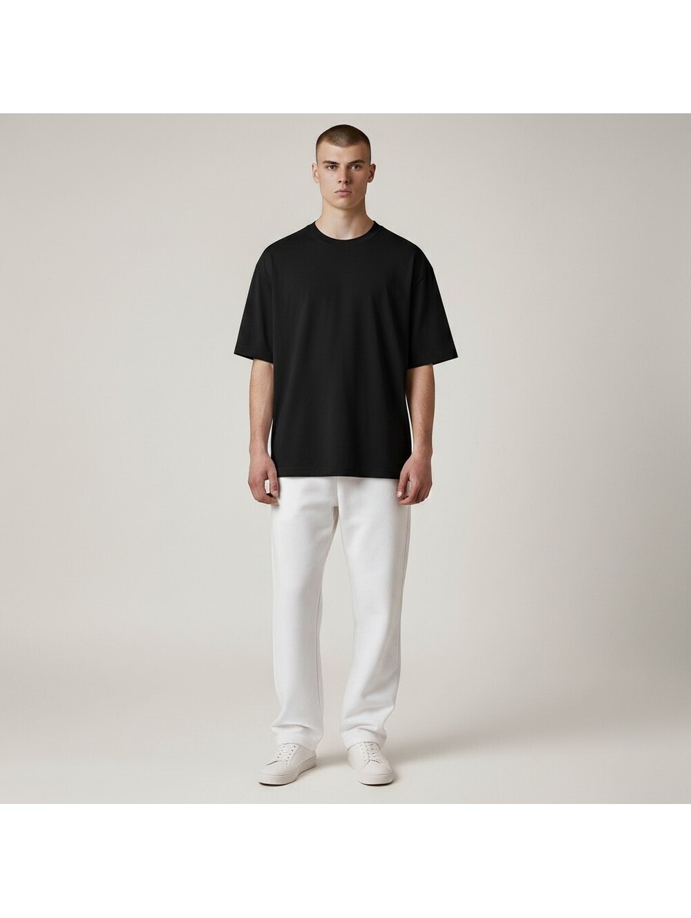 True Classic T-Shirt Men 3XL Tall Black Short Sleeve Cotton Basic Crew Neck